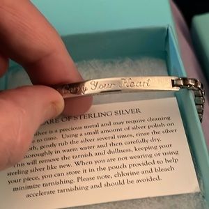 Venetian Link I.D. Bracelet with the E.E. Cummings quote I Carry Your Heart
